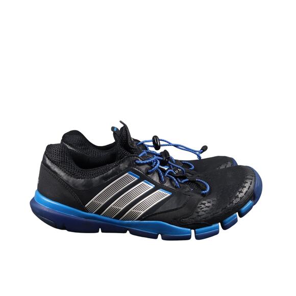 Adidas Shoes Mens 8.5 Athletic Trainers Adipure TR 360 Drawstring Black Blue - Picture 1 of 12